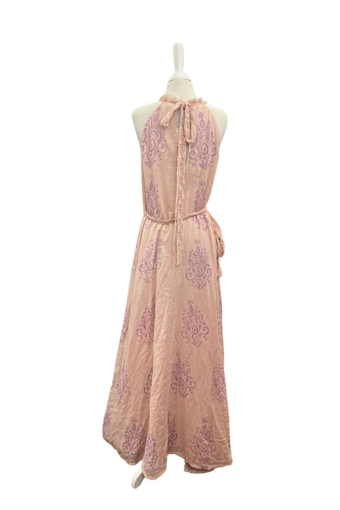 VESTIDO MAXI GREEK LACEY ELFIN PINK