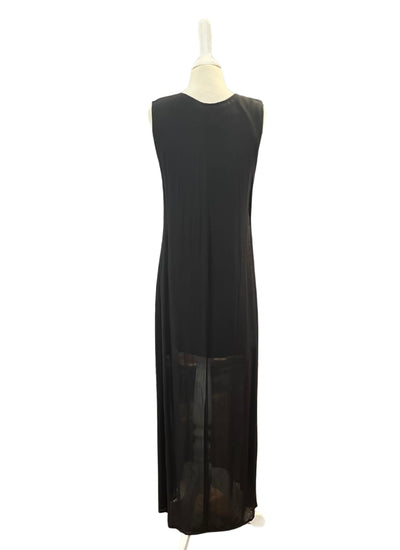 VESTIDO MAXI TRENZA NEGRO