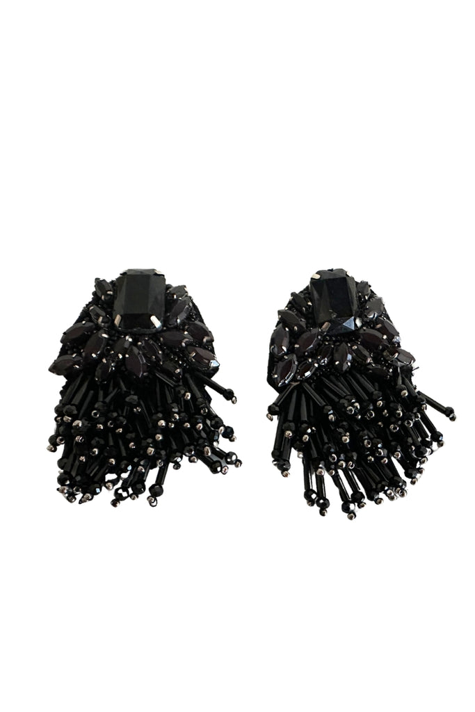 AROS SAPHIRE FRINGE NEGRO