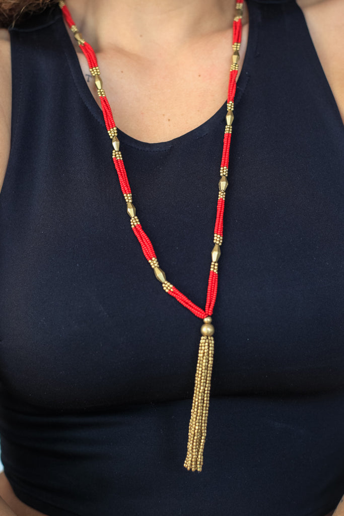 LEYLA RED NECKLACE