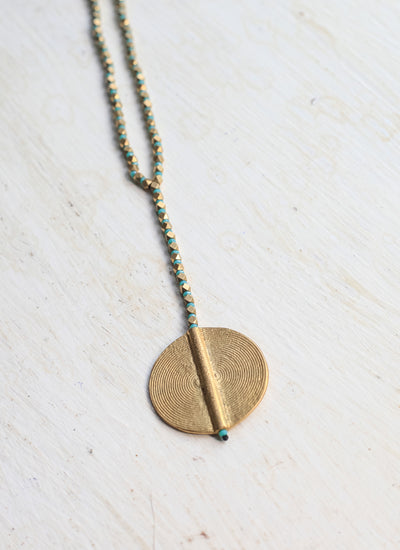 NORA GREEN NECKLACE