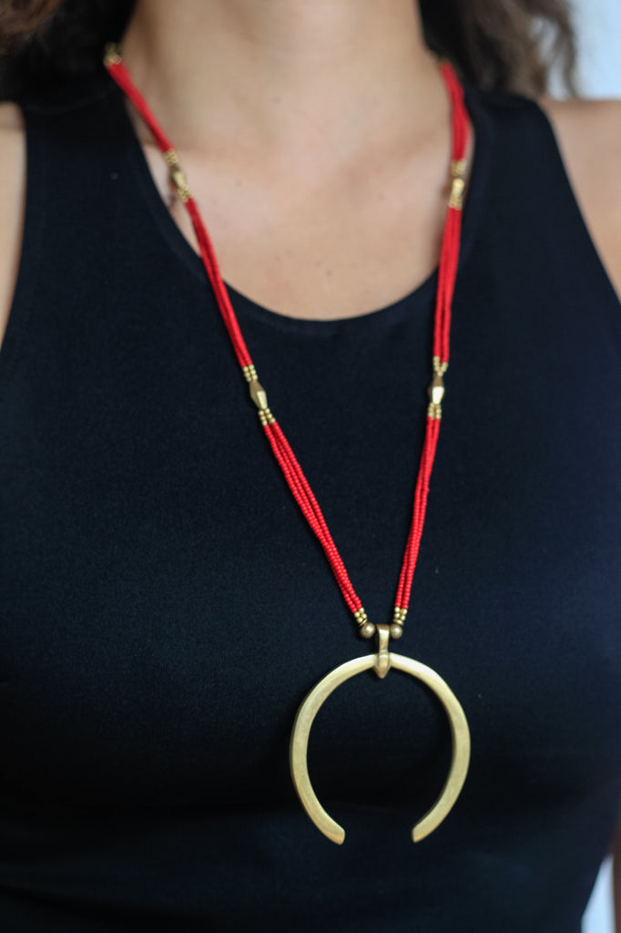 SELMA RED NECKLACE