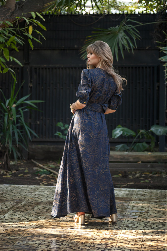 VESTIDO VALENTINA MAXI AZUL OSCURO