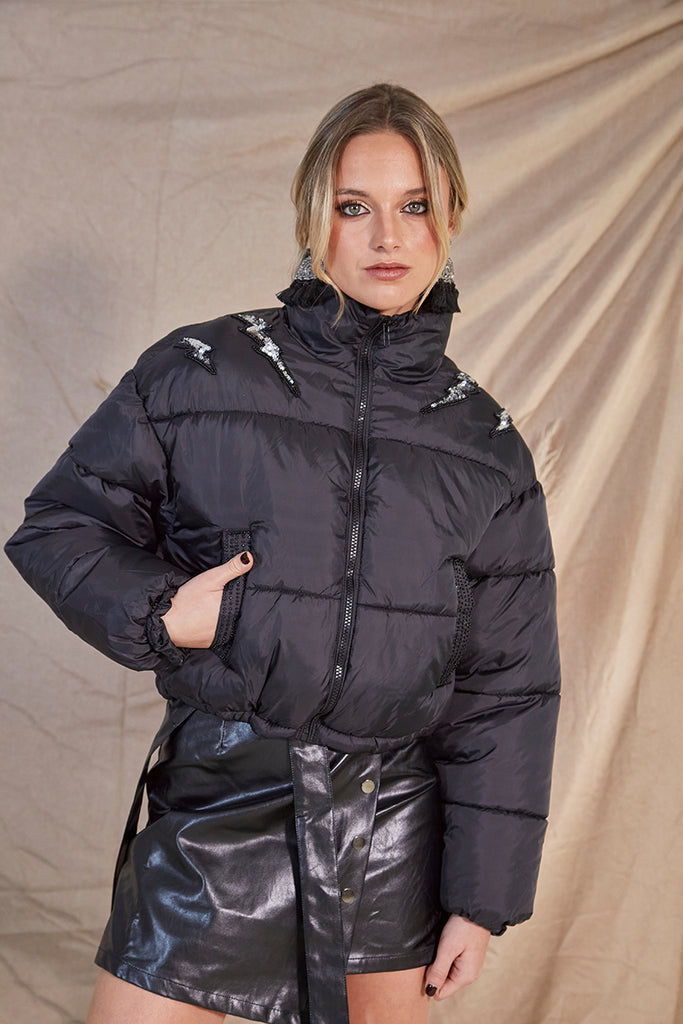 PARKA RAY QUILTED NEGRO