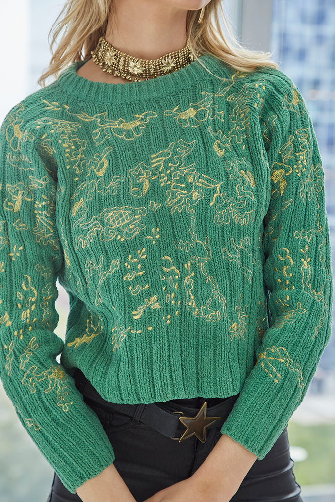 SWEATER GOLD SKY VERDE