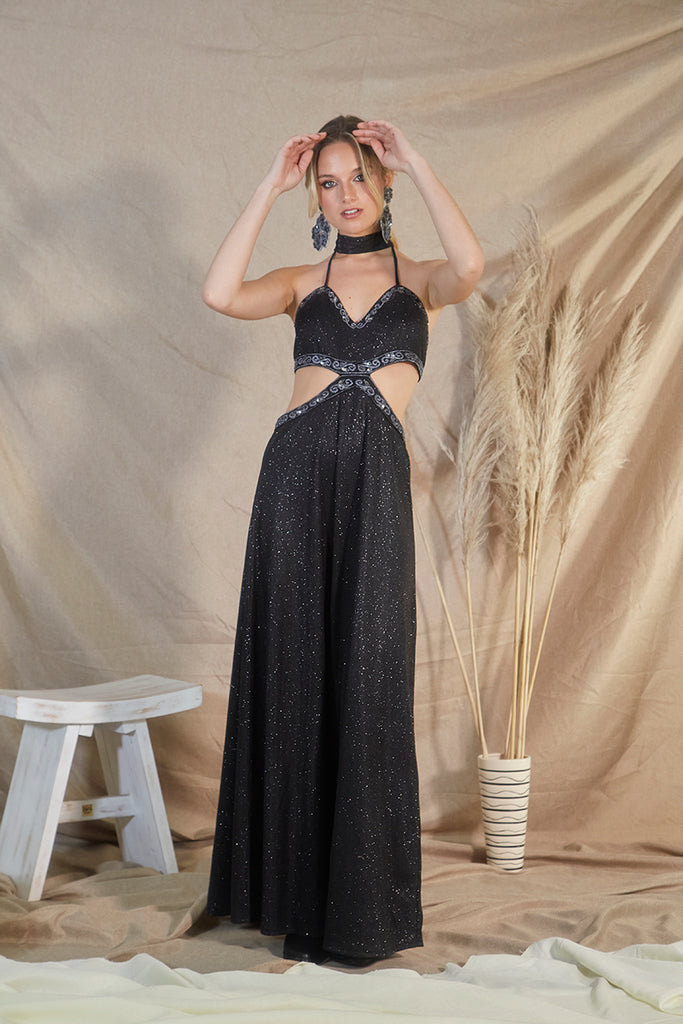 VESTIDO TARA MAXI NEGRO